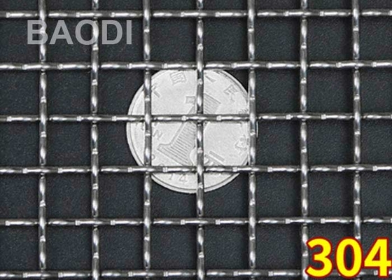 Gesponnener Edelstahl 304 quetschverband Draht Mesh Structure Firm
