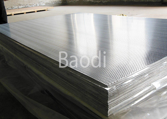 Architekturschirm-perforiertes Aluminiumstahlblech mit rundem Loch-Muster