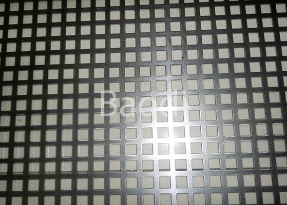 Galvano galvanisierte perforierte Blechtafel mit quadratisches Loch-Muster, perforierte Stahlplatte