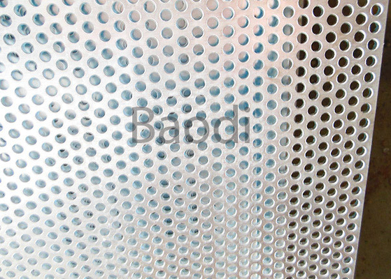 Kohlenstoffstahl-Metallperforierte Platten-rundes Loch, perforierte Edelstahl-Platte