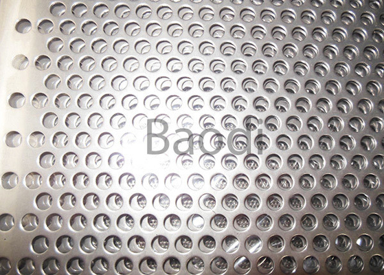 Perforiertes Edelstahlblech-Metall mit runden Löchern, perforiertes Aluminiumblatt