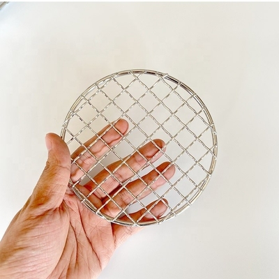 Erhöhen Sie die ästhetische Anziehungskraft mit Crimped Steel BBQ Drahtträger Rechteck Panel Länge 15-100cm und Meshes Zubehör Art