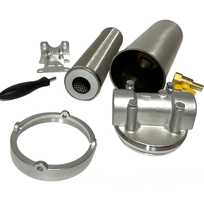 Rohrleitungsfilter 8T/H für den kommerziellen Gebrauch Großstrom-Hand-SS-Filtergehäuse mit Handstromquelle