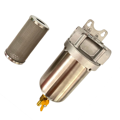 5/10/20 Zoll SS304 SS316 Rohrleitung Filtergehäuse für Wasser / Lebensmittel Flüssigkeitsfiltration Maximaler Arbeitsdruck 0,1-1Mpa