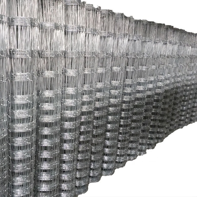 Unbesiegbare Viehkontrolle Galvanisiertes Drahtnetz Viehzaun mit Metallrahmen und 10/15/20/25cm vertikalen Draht Abstand