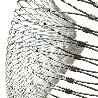 Balustraden Schutznetz Ferrule Stil Flexible Edelstahl Drahtseil Seil Tierschutznetz