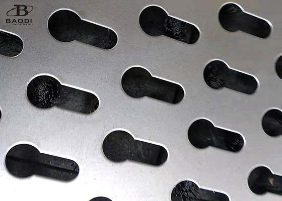 Zierblende gelochter AluminiumMesh Different Pattern