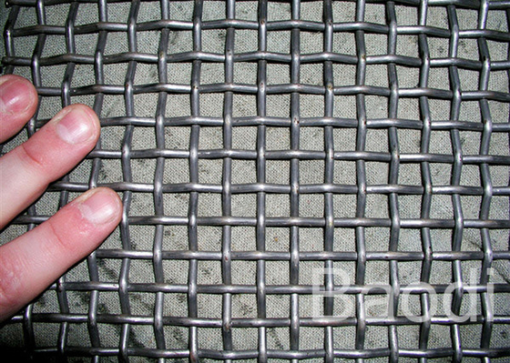 Kundengebundener quetschverbundener vibrierender Schirm-Draht Mesh Electro Galvanized