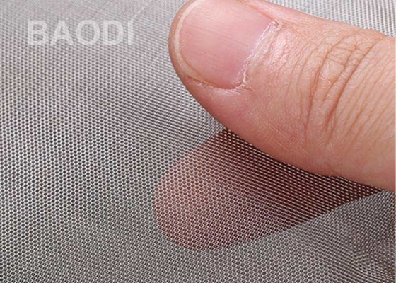 Quadrat-Löcher 18 Zoll gesponnener quetschverbundener Draht Mesh Stainless Steel Rolls