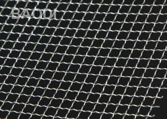 1 Zoll quetschverbundener Draht Mesh Woven Square Acid Resistant