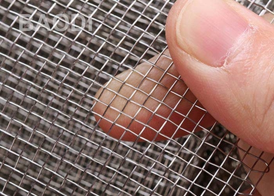 Gesponnener Edelstahl 304 quetschverband Draht Mesh Structure Firm