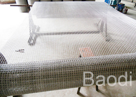 Vierkantstahl-Schirm-Masche für Bau, Aluminiumdrahtgewebe-Maschendraht-Schirm