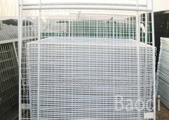 40mm Rohr galvanisierter vorübergehender Zaun, 2,1 x 2.4m Größen-vorübergehendes Sicherheits-Fechten