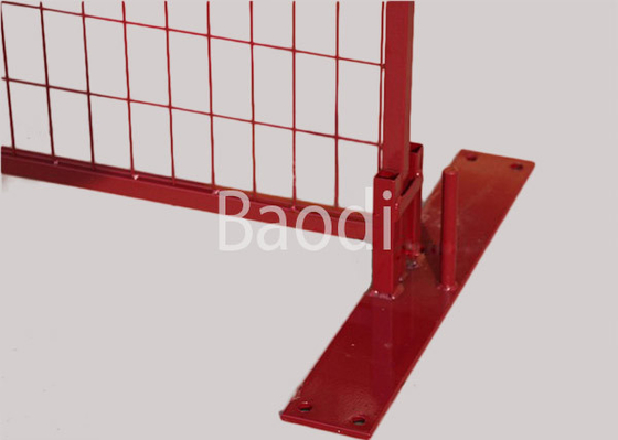 Galvanisierte tragbare Zaun-Platten, freie stehende Massenkontrolle-Barrikaden