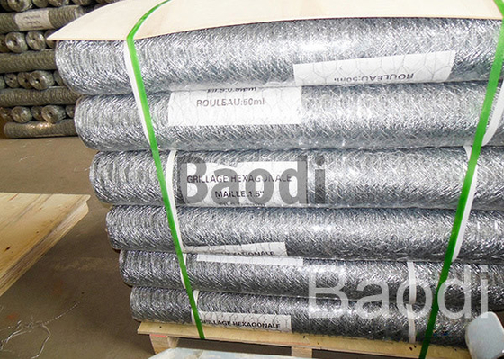 Geflügel zäunen die PVC beschichtete Maschendraht-Maschendraht-Oxidation ein, die mit gerader Torsion beständig ist