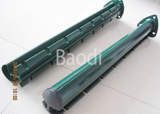 Überzogene Maschendraht-Zaun-Plastikplatten mit Metallpfosten für Feld-Zaun