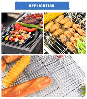 Wasserdichtes Grillgrill-Gitter Kühlregal Edelstahl Grillregal mit Innendraht und Kühlung