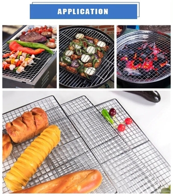 2cm/5cm Beine/Fuß Barbecue-Netz nicht anhaften Bequem Metallkonstruktion für mühelose Reinigung und perfektes Grillen