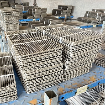 2cm/5cm Beine/Fuß Barbecue-Netz nicht anhaften Bequem Metallkonstruktion für mühelose Reinigung und perfektes Grillen