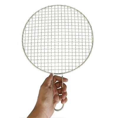 Außenkohle Grills Vielseitiges Kochnetz Langlebiges Edelstahl Grillnetz Kompatibel mit runden oder rechteckigen Grills
