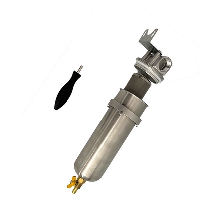 Langlebiger SS-Vorfilter 304 Filtergehäuse aus Edelstahl und Aktivkohle zur Korrosionsbeständigkeit