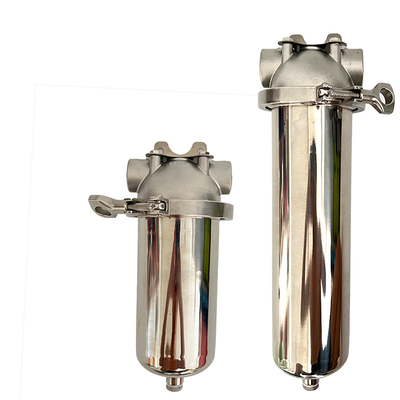 5/10/20 Zoll Edelstahlpatrone Filtergehäuse für Filtration Durchflussrate 6/8/15 T/H 0 Leistung w