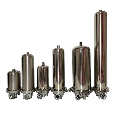 5/10/20 Zoll Edelstahlpatrone Filtergehäuse für Filtration Durchflussrate 6/8/15 T/H 0 Leistung w