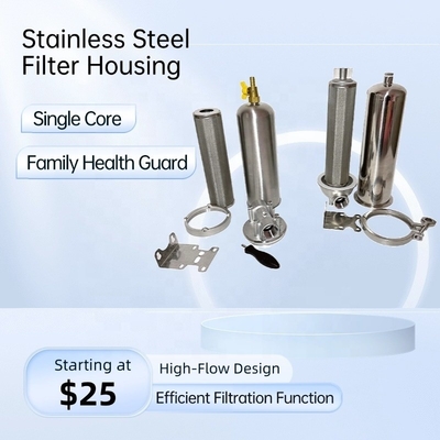 10&quot; x 4,5&quot; Filtergehäuse aus Edelstahl 304 für die Flüssigkeitsfiltration