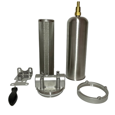 10&quot; Filtergehäuse aus Edelstahl mit einer einzigen Patrone für die schwere industrielle Filtration