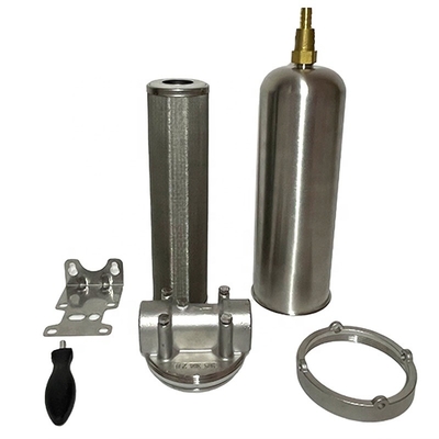 30 Zoll Filtergehäuse aus Edelstahl für Kartuschenfilter NPT/BSPT/BSP-Draht Standard-Eingang/Ausgang 1/2 Kompaktes Design