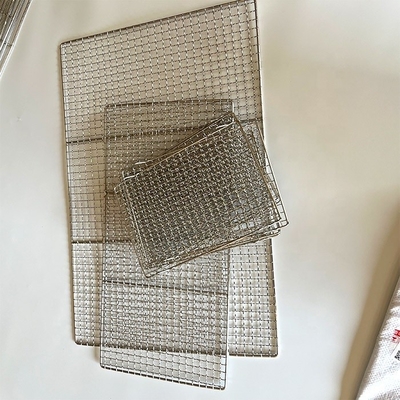 Leichtgewichtiges langlebiges Backnetz Barbecue-Drahtnetz für Picknicks Hitzebeständig 1 kg