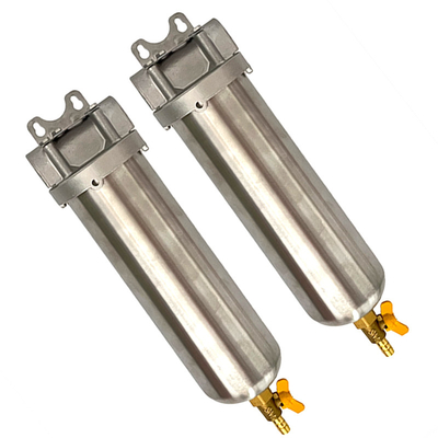 Polierter 316 Edelstahl DEF-Filtergehäuse perfekt für langlebigen SCR-Systemschutz und Haushaltsvorfiltration