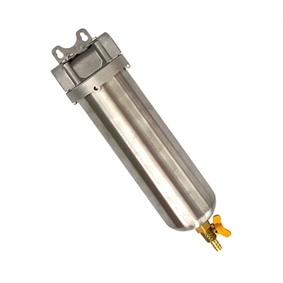 DEF-Filtergehäuse 2,5*10 Zoll Polierter SS304-Vorfiltergehäuse 15T/H Durchflussrate
