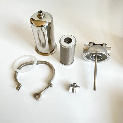 304 Edelstahl-Vorfilter Ganzhausfiltrationssystem Eingang/Ausgang 1/2" / 3/4" / 1" mit Gewindestandard NPT/BSPT/BSP