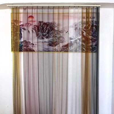 Schneidedienst Stylische Aluminium-Metallnetzvorhänge für moderne Innenräume 1,27 kg/m2