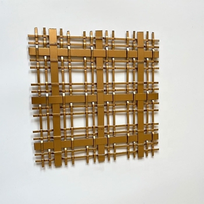 Funktionale Räume Gebäude Wand Ornamental Metallnetzgitter mit kundenspezifischer Längenbiegung Service