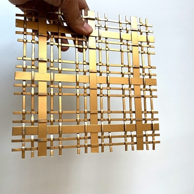 Funktionale Räume Gebäude Wand Ornamental Metallnetzgitter mit kundenspezifischer Längenbiegung Service