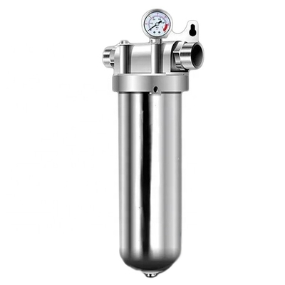 Englische Betriebssprache 20" Edelstahl-Vorfilter für Wohnwasserfiltration KEINE App-Steuerung