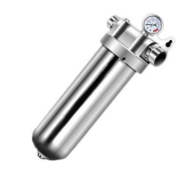 Modularer Vorfilter aus Edelstahl mit Durchfluss 10" Filterpatrone Länge für SS304/SS316 und gewöhnliche Druckart