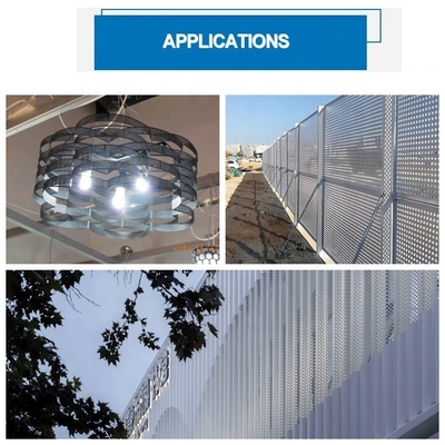 Filtermaterial Benutzerdefiniertes Metall Perf Vielseitiges Panel-Design für jede Architektur und Industrieanwendung 0,5-3,0 m