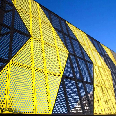 Filtermaterial Benutzerdefiniertes Metall Perf Vielseitiges Panel-Design für jede Architektur und Industrieanwendung 0,5-3,0 m