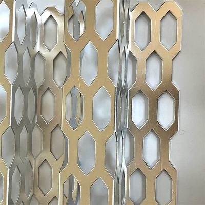 Anpassungsfähige dekorative Metallfassaden mit perforierten Mustern aus Edelstahl der Baureihe 300