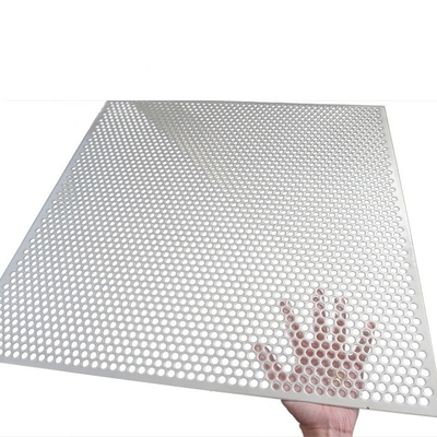 Perforierte Technik Außen rundes Bohrloch Metallblech perfekt für Gebäudebildschirm