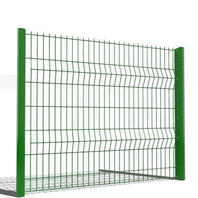 3D-geschweißtes Gitterzaun mit verbesserter Sichtbarkeit Galvanisiertes und PVC-beschichtetes Dekorationsschild