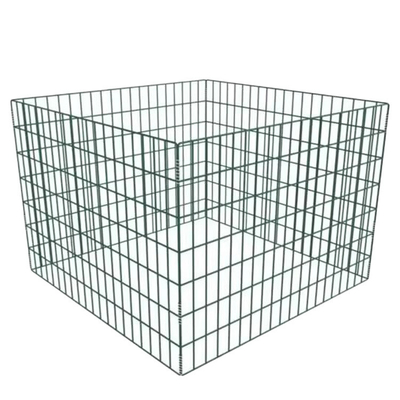 4 Stück Eco-Smart Wire Mesh Kompostbehälter mit integrierter Belüftung für eine optimale aerobe Aufteilung