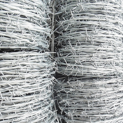 1.6mm Drahtdurchmesser Sicherheit Verzinkter Stacheldraht Dauerhafter Zaun für ultimativen Schutz