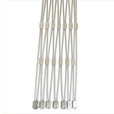 20 mm bis 200 mm Maschengröße Architektonisches Dekorationsnetz aus Edelstahl