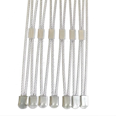 304 Edelstahldraht Seil Sicherheitsnetz Ideal für Kletterpflanzen Maschen Größe 20mm bis 200mm Langlebig Ferrule Stil Gewebe