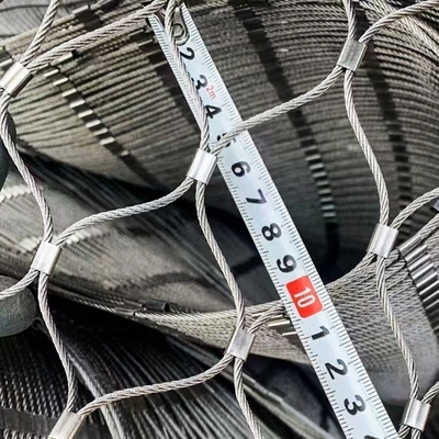 Balustraden Schutznetz Ferrule Stil Flexible Edelstahl Drahtseil Seil Tierschutznetz