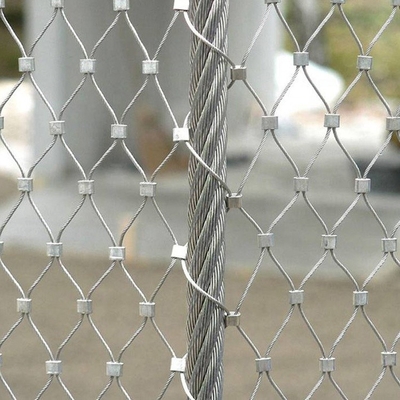 Balustraden Schutznetz Ferrule Stil Flexible Edelstahl Drahtseil Seil Tierschutznetz